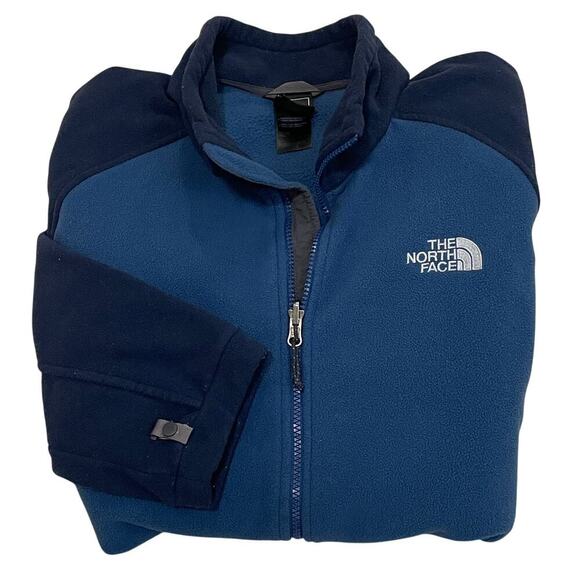 The North Face Men’s XL Fleece Jacket | Navy Denali Style Full Zip Cold Weather - Picture 2 of 8